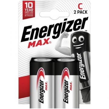 Baterii Energizer Max , C / LR14, 2 buc