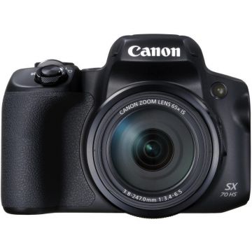 Canon Aparat foto digital Canon Powershot SX70HS, 20.3MP, 4K, High Zoom, Negru