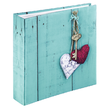 Album foto HAMA Rustico Love Key 2169, Pentru 200 fotografii, 10x15 cm (Albastru)