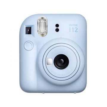 Aparat Foto Compact Instant Fujifilm Instax Mini 12 + Instax Mini Glossy (Albastru)