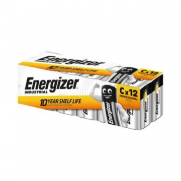 Baterii industriale Energizer Industraial, 12 buc, Tip C