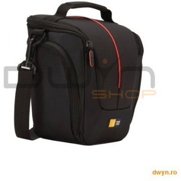 Case Logic Carcasa camera foto SLR Case Logic, buzunar intern, buzunare laterale, nylon, negru 'DCB-306K'