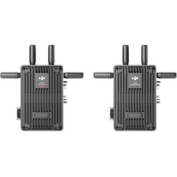 DJI Transmission (Standard Combo), 1080p/60fps, 6km, Transmitator si Receiver, Dual-Link SDI + HDMI (Negru)