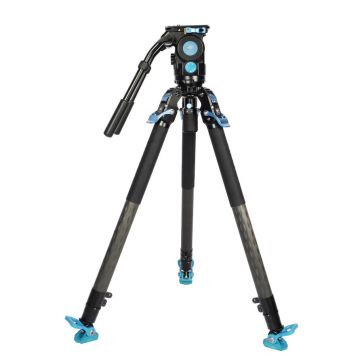 Kit Video Profesional Sirui SVT75 + SVH15 Lite Rapid Professional Video Carbon Fibre Tripod Kit