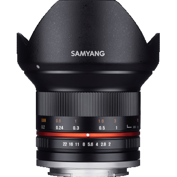 Samyang 12mm f/2.0 NCS CS Fuji X (Black)