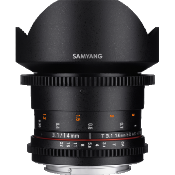 Samyang 14mm T3.1 VDSLR ED AS IF UMC II Sony FE