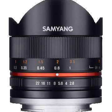 Samyang 8mm f/2.8 UMC Fish-Eye II Sony E (Black)