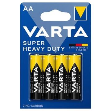 Set 4 Baterii VARTA Superlife R06 Zinc Carbon, Blister