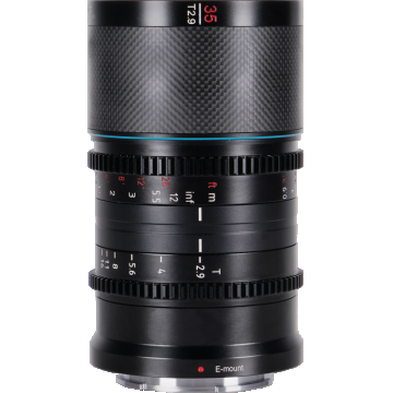 Sirui Anamorphic Lens Saturn 35mm T2.9 1.6x Carbon Fiber Full frame L-Mount (Blue Flare)