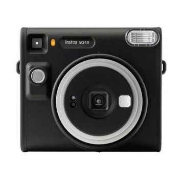 Aparat foto instant Fujifilm Instax SQ40, 62x62 mm (Negru)