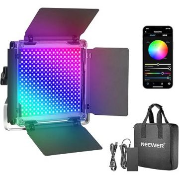 Lampa LED pentru Studio 660 PRO RGB 50W Negru