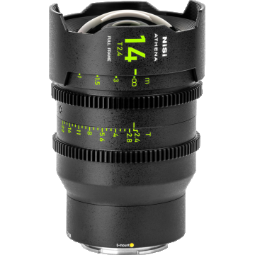 NiSi Cine Lens Athena Prime 14mm T2.4 E-Mount (Without Drop-in Filter)