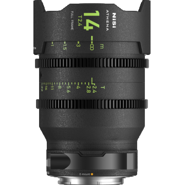 NiSi Cine Lens Athena Prime 14mm T2.4 E-Mount