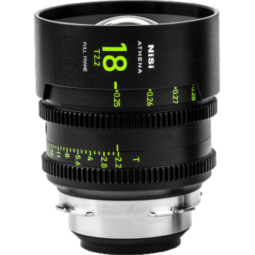 NiSi Cine Lens Athena Prime 18mm T2.2 E-Mount (Without Drop-in Filter)