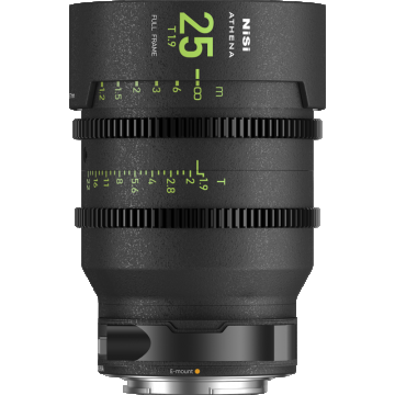 NiSi Cine Lens Athena Prime 25mm T1.9 E-Mount