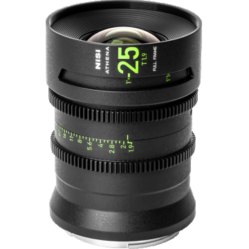 NiSi Cine Lens Athena Prime 25mm T1.9 Fuji G-Mount