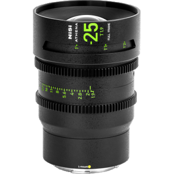 NiSi Cine Lens Athena Prime 25mm T1.9 L-Mount