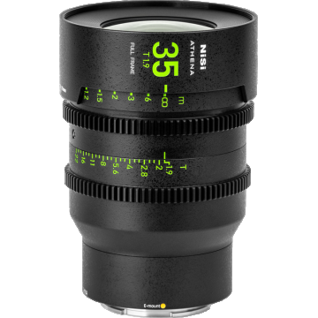 NiSi Cine Lens Athena Prime 35mm T1.9 E-Mount (Without Drop-in Filter)