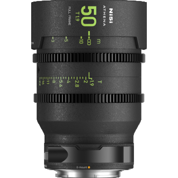 NiSi Cine Lens Athena Prime 50mm T1.9 E-Mount