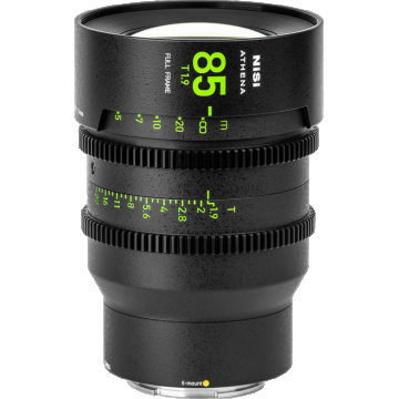 NiSi Cine Lens Athena Prime 85mm T1.9 E-Mount (Without Drop-in Filter)