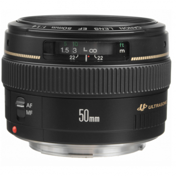 Obiectiv EF 50mm f/1.4 USM Full Frame Negru