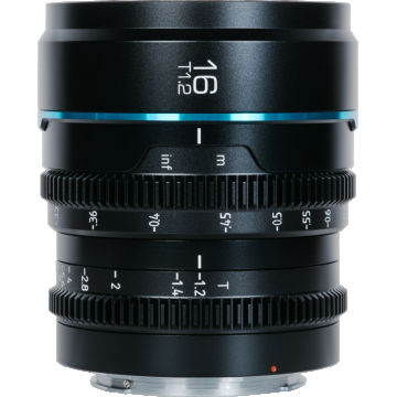 Sirui Cine Lens Nightwalker S35 16mm T1.2 E-Mount Black