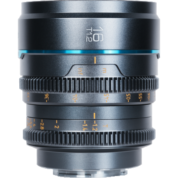 Sirui Cine Lens Nightwalker S35 16mm T1.2 E-Mount Metal Grey