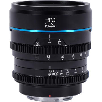 Sirui Cine Lens Nightwalker S35 24mm T1.2 L-Mount Black