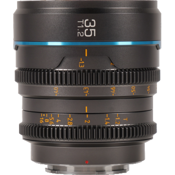 Sirui Cine Lens Nightwalker S35 35mm T1.2 L-Mount Metal Grey