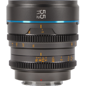 Sirui Cine Lens Nightwalker S35 55mm T1.2 L-Mount Metal Grey