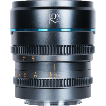 Sirui Cine Lens Nightwalker S35 75mm T1.2 E-Mount Metal Grey