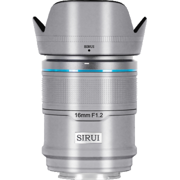 Sirui Sniper Lens APS-C AF 16mm F1.2 E-Mount Silver