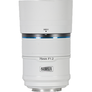 Sirui Sniper Lens APS-C AF 75mm F1.2 E-Mount White