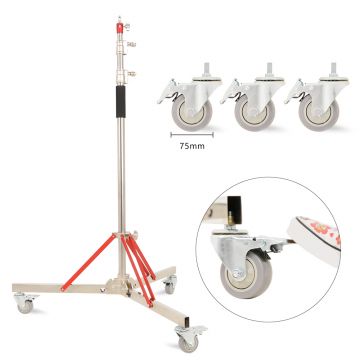 Stativ Lumini 320cm Havy Duty Light Stand With Wheels 3.2MVH