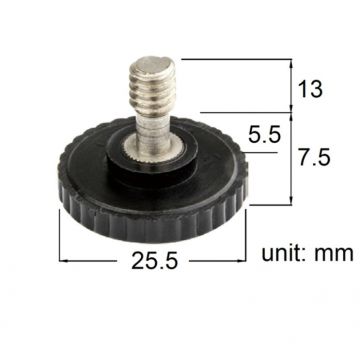 Surub cu filet 1/4 tata