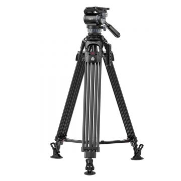 Trepied Aluminium 164cm​ cu Cap Fluid Ulanzi T048 Video Fast Heavy Duty Tripod 75mm Ballhead