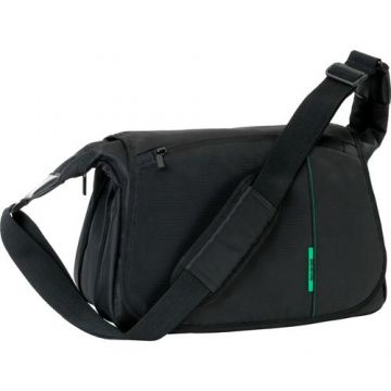 Geanta foto Rivacase 7450 PS SLR Messenger, Negru/Verde