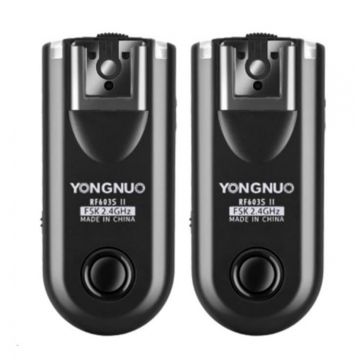 ​Kit Declansare Wireless Camere Sony Yongnuo RF-603 II S1 Wireless Flash Trigger Remote