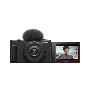 SONY Compact dedicata pentru vlogging ZV-1F 20.1MP, 7.6mm, F2 ISO 125-12.800, 1/32.000s, 4K @30fps, SD/SDXD/SDHC/x1 Micro-HDMI/x1 USB-C, Rafala 3.5-16cps, WiFi/Bluetooth, Senzor CMOS Exmor RS 1