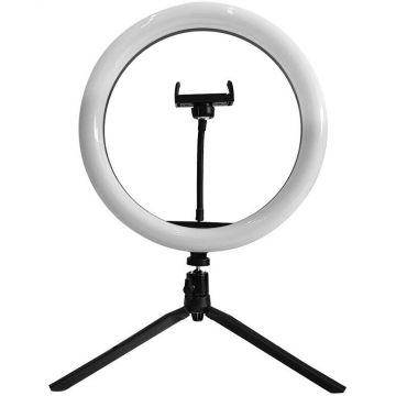 Trepied Selfie Ring Light 10 Negru