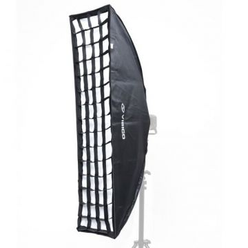 Visico Softbox 40x120cm cu Grid VISICO EB-072 Deschidere si Inchidere Rapida Visico Softbox 40x120cm cu Grid VISICO EB-072 Deschidere si Inchidere Rapida