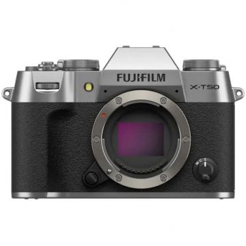 FUJIFILM Aparat Foto Mirrorless Fujifilm X-T50, Body, 40.2 MB, Silver FUJIFILM Aparat Foto Mirrorless Fujifilm X-T50, Body, 40.2 MB, Silver