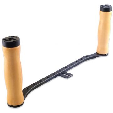 Portkeys Cadru cu manere ajustabil pentru monitor Portkeys, compatibil cu monitoare 7 - 9 inch, lungime suport 360 mm Portkeys Cadru cu manere ajustabil pentru monitor Portkeys, compatibil cu monitoare 7 - 9 inch, lungime suport 360 mm