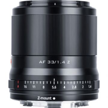 Obiectiv AutoFocus VILTROX 33mm F1.4 APS-C STM MK II pentru Nikon Z-Mount