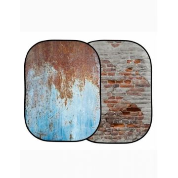 Lastolite Fundal pliabil Rusty Metal Plaster Wall 1.5x2.1m