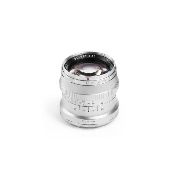 Obiectiv manual TTArtisan 50mm F1.2 silver pentru Leica L-mount