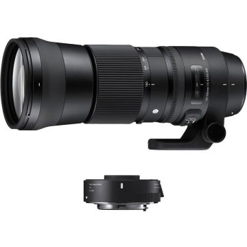 Obiectiv 150-600mm F5-6.3 OS HSM C + Kit cu Teleconvertor TC1.4x